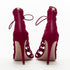 Women's Aquazzura Suede Lace Up Sandals High Heels