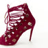 Women's Aquazzura Suede Lace Up Sandals High Heels