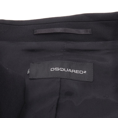 Women's Dsquared2 Piercing Zipper Cropped Blazer