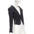 Women's Dsquared2 Piercing Zipper Cropped Blazer