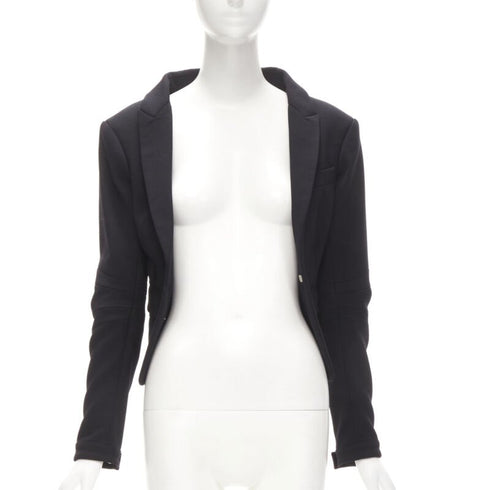 Women's Dsquared2 Piercing Zipper Cropped Blazer