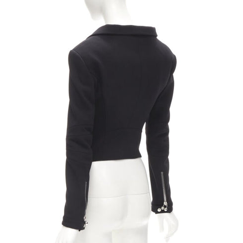Women's Dsquared2 Piercing Zipper Cropped Blazer