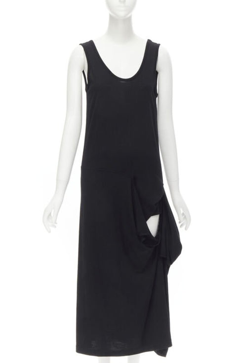 Women's Comme Des Garcons Draped Scoop Neck Dress