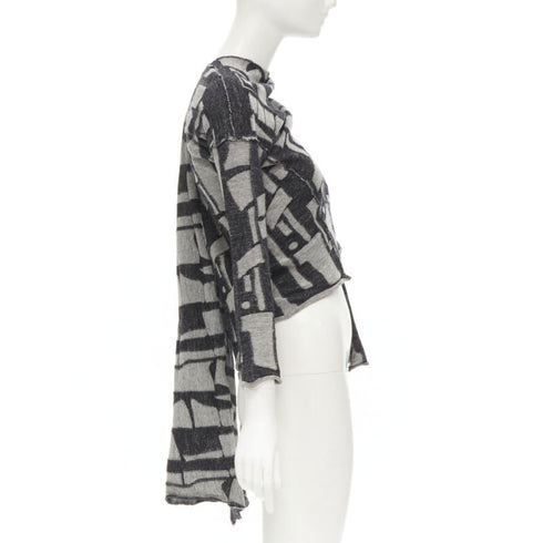 Women's Comme Des Garcons Wool Intarsia Cardigan