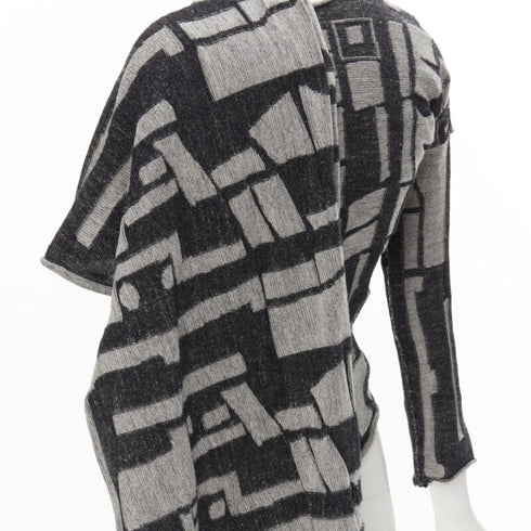 Women's Comme Des Garcons Wool Intarsia Cardigan