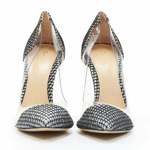 Women's Gianvito Rossi Plexi Glitter Mesh Pumps