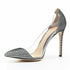 Women's Gianvito Rossi Plexi Glitter Mesh Pumps