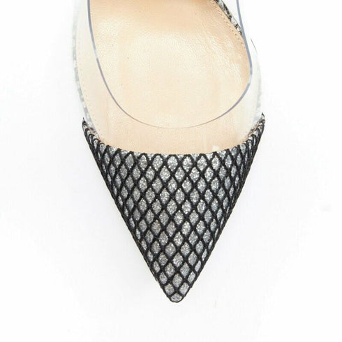 Women's Gianvito Rossi Plexi Glitter Mesh Pumps