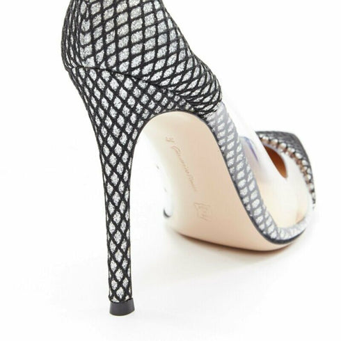 Women's Gianvito Rossi Plexi Glitter Mesh Pumps