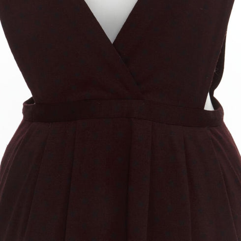 Women's Comme Des Garcons Polka Dot Dungaree Skirt