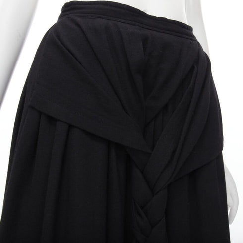 Women's Comme Des Garcons 1988 Wool Embroidery Skirt