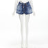 Women's Dsquared2 Paperbag Bloomer Denim Shorts