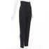 Women's Alexandre Vauthier Wool Pleat Cropped Pants