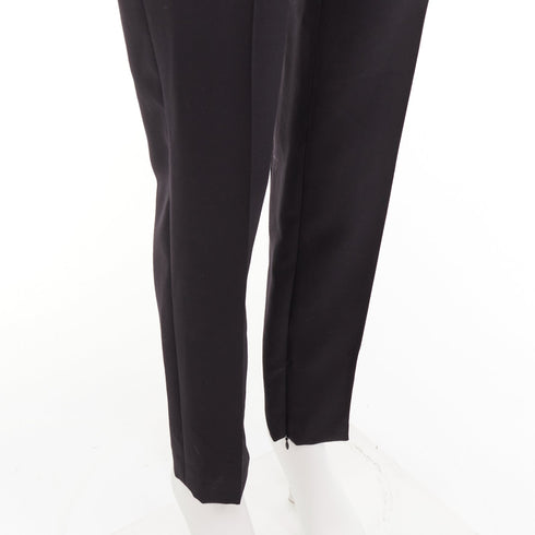 Women's Alexandre Vauthier Wool Pleat Cropped Pants