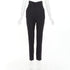 Women's Alexandre Vauthier Wool Pleat Cropped Pants