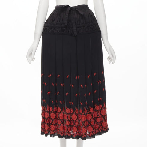 Women's Comme Des Garcons 2001 Embroidered Skirt