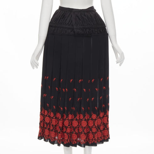 Women's Comme Des Garcons 2001 Embroidered Skirt
