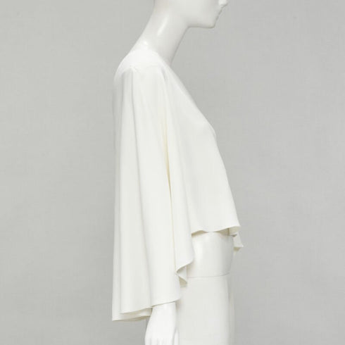 Women's Roland Mouret Viscose Crepe Draped Top