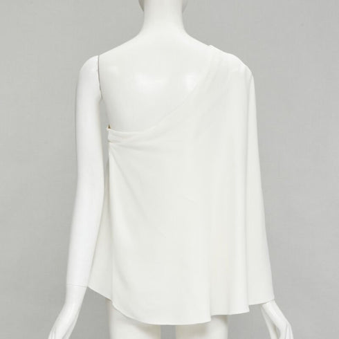 Women's Roland Mouret Viscose Crepe Draped Top
