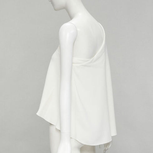Women's Roland Mouret Viscose Crepe Draped Top
