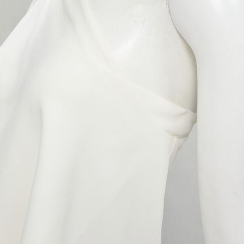 Women's Roland Mouret Viscose Crepe Draped Top