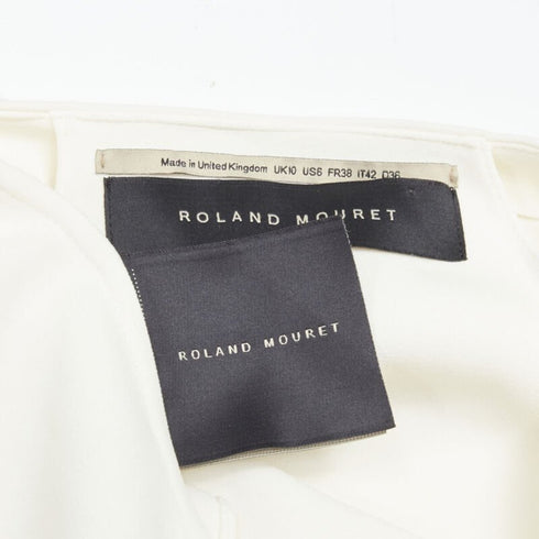 Women's Roland Mouret Viscose Crepe Draped Top