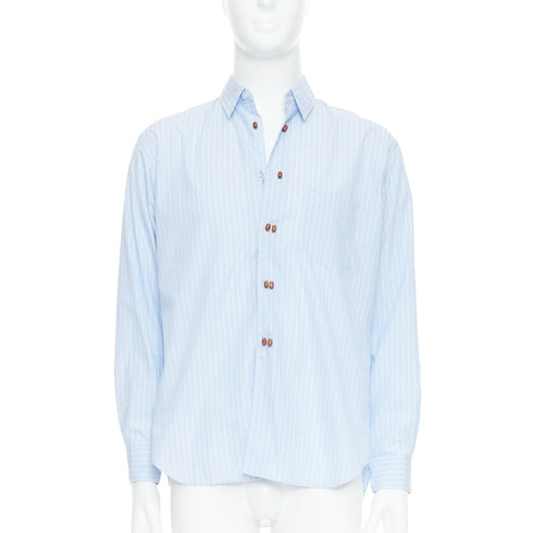 Men's Comme Des Garcons Buttoned Striped Shirt