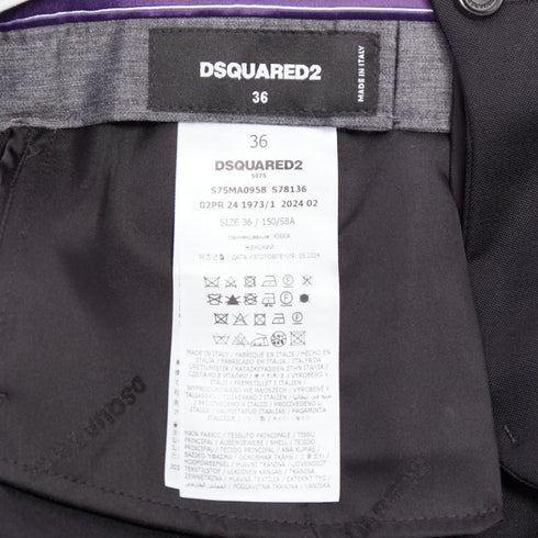 Women's Dsquared2 Virgin Wool Micro Mini Skirt