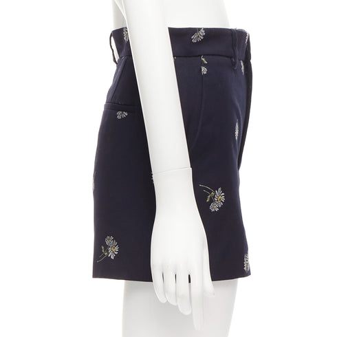 Women's Red Valentino Cotton Daisy Print Shorts