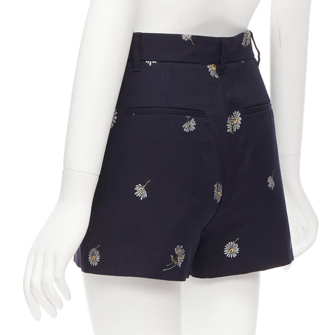 Women's Red Valentino Cotton Daisy Print Shorts