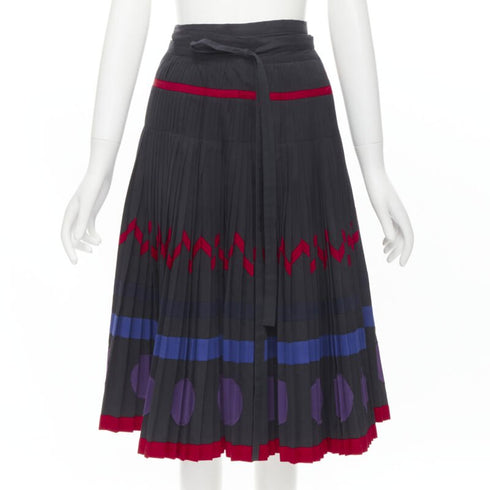 Women's Comme Des Garcons Geometric Flared Skirt