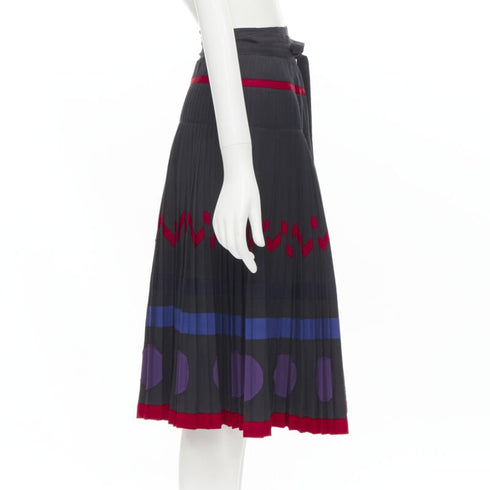 Women's Comme Des Garcons Geometric Flared Skirt