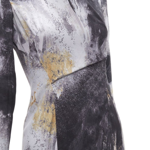 Women's Helmut Lang Abstract Paint Mini Dress