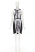 Women's Helmut Lang Abstract Print Paneled Dress