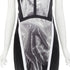 Women's Helmut Lang Abstract Print Paneled Dress