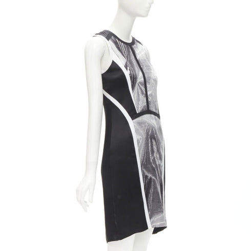 Women's Helmut Lang Abstract Print Paneled Dress