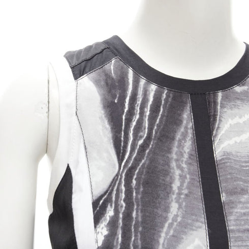 Women's Helmut Lang Abstract Print Paneled Dress