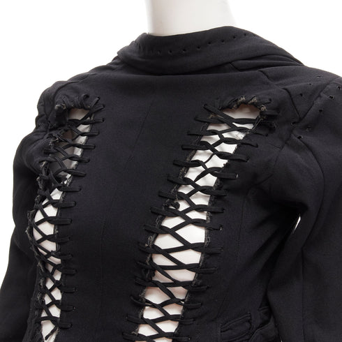 Women's Comme Des Garcons 2004 Lace Eyelet Jacket