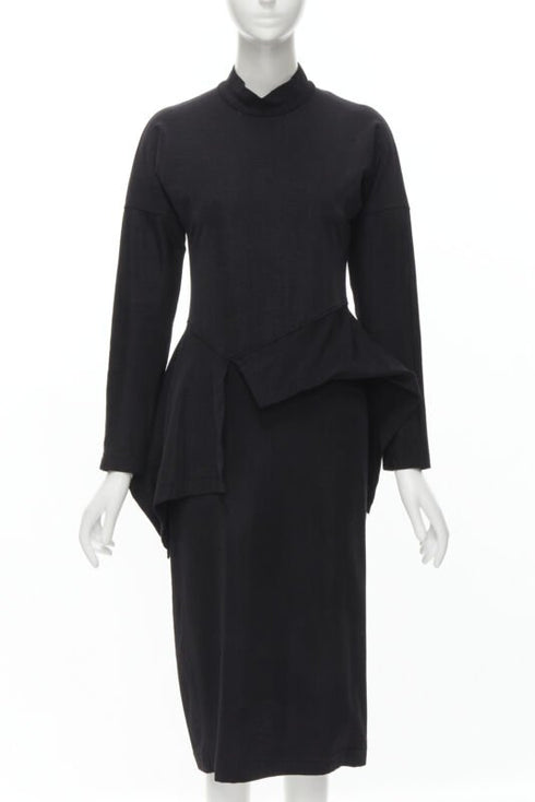 Women's Comme Des Garcons Asymmetric Peplum Dress