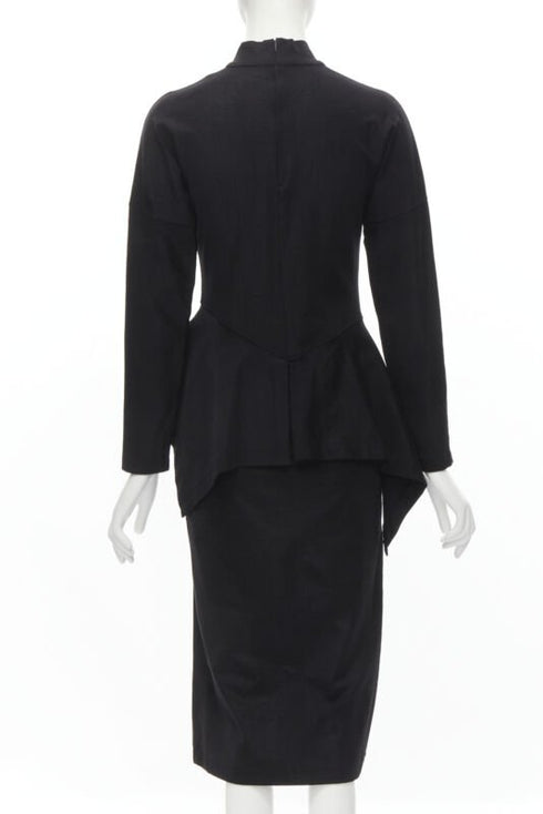 Women's Comme Des Garcons Asymmetric Peplum Dress