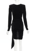 Women's Alexandre Vauthier Velvet Bow Mini Dress