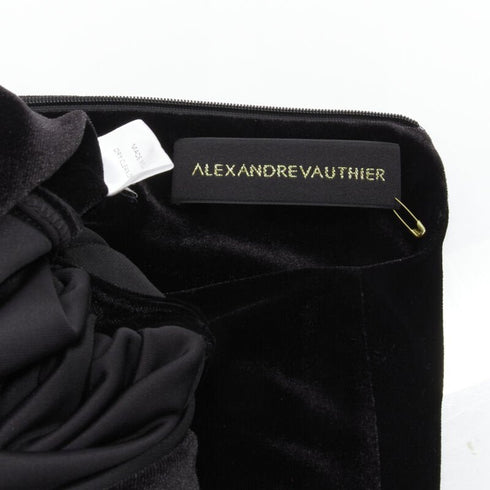 Women's Alexandre Vauthier Velvet Bow Mini Dress