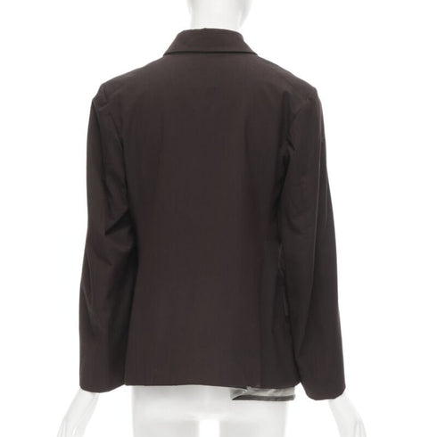 Women's Comme Des Garcons 1998 Wool Corset Blazer