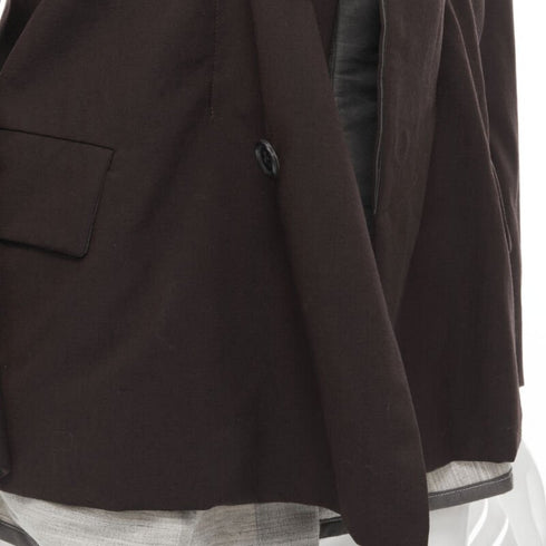 Women's Comme Des Garcons 1998 Wool Corset Blazer