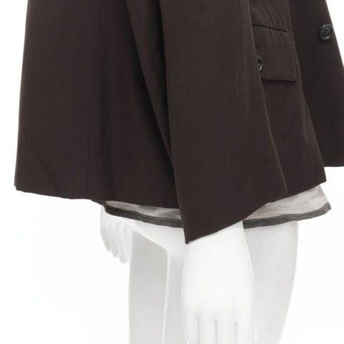 Women's Comme Des Garcons 1998 Wool Corset Blazer