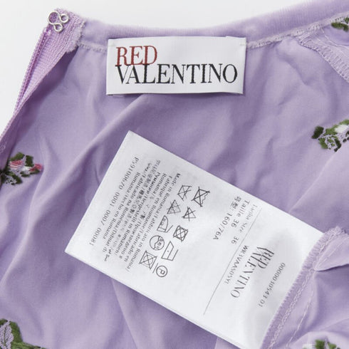 Women's Red Valentino Embroidery Babydoll Dress