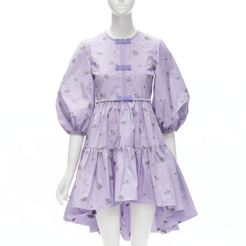 Women's Red Valentino Embroidery Babydoll Dress