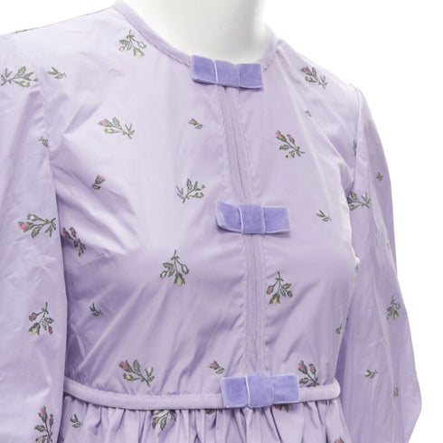Women's Red Valentino Embroidery Babydoll Dress