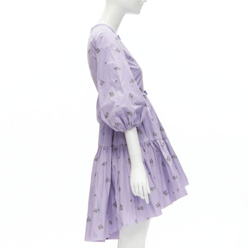 Women's Red Valentino Embroidery Babydoll Dress