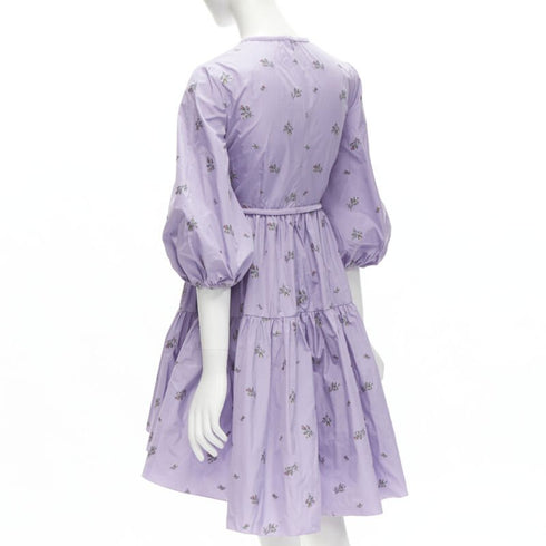 Women's Red Valentino Embroidery Babydoll Dress